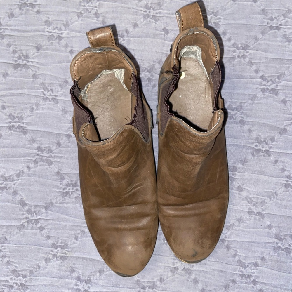 Distressed ankle booties - Picture 6 of 6